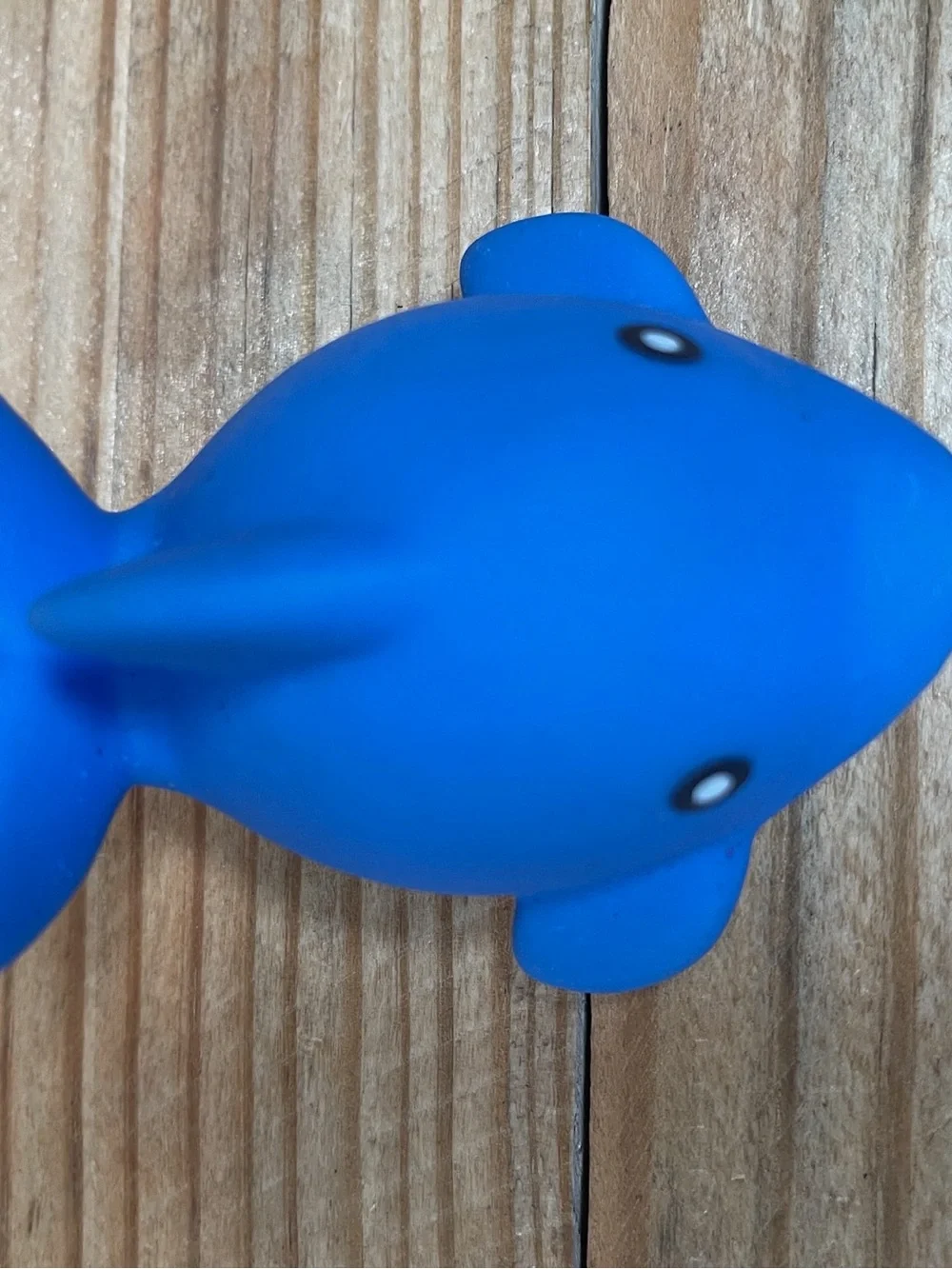 Blue Dolphin Fish Bath Tub Squirter Rubber Figure Baby Swimming Pool Water Toy